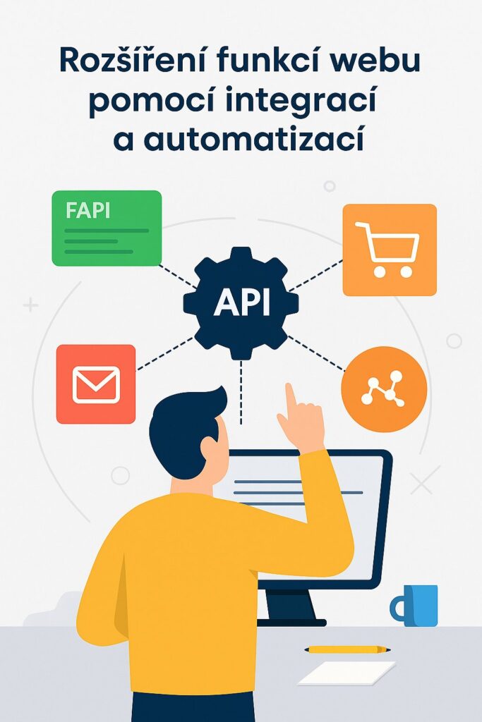 Integrace a automatizace webu pomocí API (např. FAPI, e-shop, e-mail)